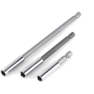 Fixinus 3tlg Magnet Bithalter Set, 1/4'' Sechskantschaft Verlängerung Magnetis...