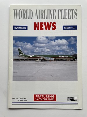 World Airline Fleets News Magazine November 1998 Issue 133