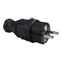 Uni Schuko Gummi Stecker 16A 230V IP44 MXG-19 Xbs 5894
