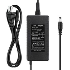 54.6V 2A Charger For Electric Bike Ebike 48V Lithium Li-ion Battery 5.5mmx2.5mm