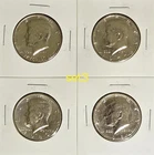 *set Of 4* Kennedy Half Dollars 1976-1984 P & D Nice Luster Business Strike