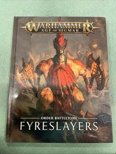 Warhammer AOS Order Battletome Fyreslayers Hard Cover