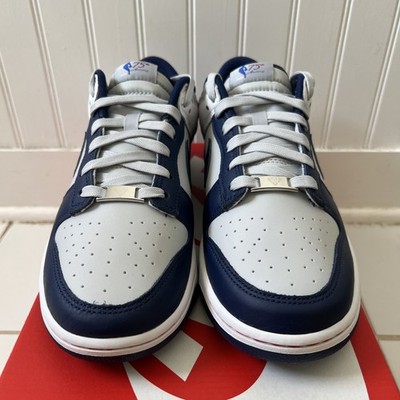 Size 9- Nike Dunk Low EMB x NBA 75th Anniversary - Brooklyn  display picture 3