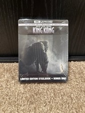 King Kong [4K + Blu-Ray + Digital] (Steelbook) Bonus Disc Rare & OOP! BRAND NEW!