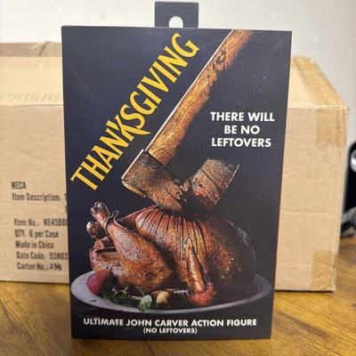 NECA Thanksgiving John Carver No Leftovers Ultimate Action Figure Sealed
