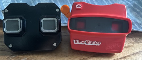 Pair Of View Master & Over 30 Slides W/Disney, Sesame Street Match Box - 第 1/5 張圖片