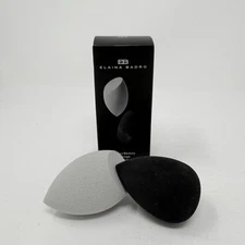 Elaina Badro Luxury Beauty Sponge 2 Pack Latex-Free Memory Foam Blenders