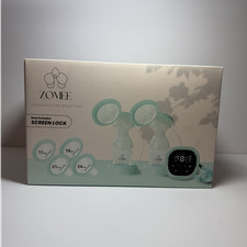 Zomee Z2 Double Electric Breast Pump Rechargeable Screen Lock, Shell Sizes