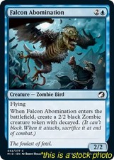 Magic Falcon Abomination Innistrad: Midnight Hunt 52 Foil Lightly Played
