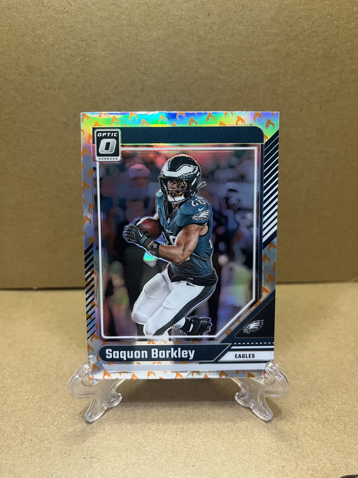 2024 Panini Donruss Optic - Saquon Barkley #159 Fire Prizm