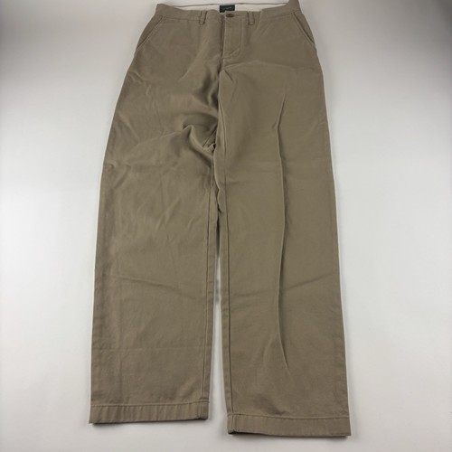 J.CREW Classic Relaxed Chino Pant Mens 29x32 Beige Heavy Cotton Twill BE611 - Picture 3 of 13
