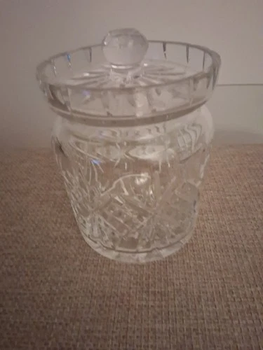 Waterford Crystal Vintage Biscuit/Cookie Jar Rare Design