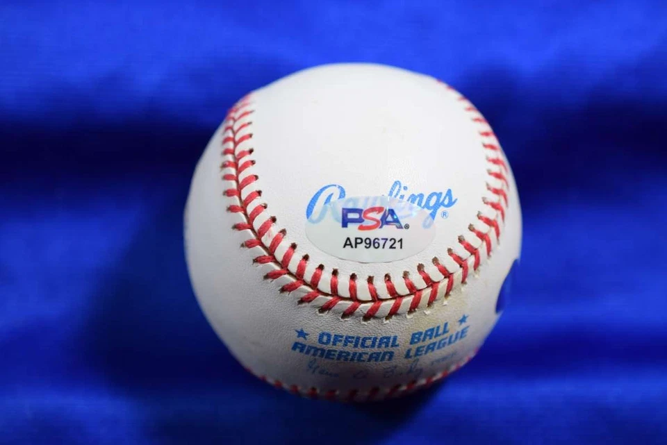 Cal Ripken Jr PSA DNA Coa Autograph American League OAL Signed Baseball Orioles - Image 2 of 2