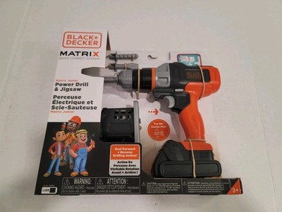 NEW black Decker Matrix Junior Power Drill Jigsaw 3+ With Quick Connect System