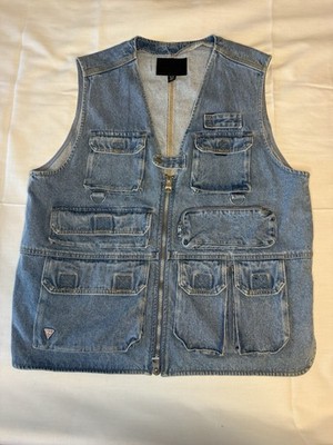 GUESS Denim Utility Jacket Size XL. Work Wear Hiking Camping. See Details.