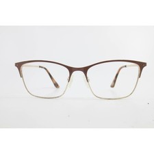 OG 20211 BG Brown Gold Cat Eye Eyeglasses Frames 53-16-135 Tortoise Tips