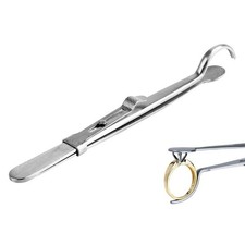 Precision Ring Clamping Tweezers,Jewelry Making Repair Soldering Tool