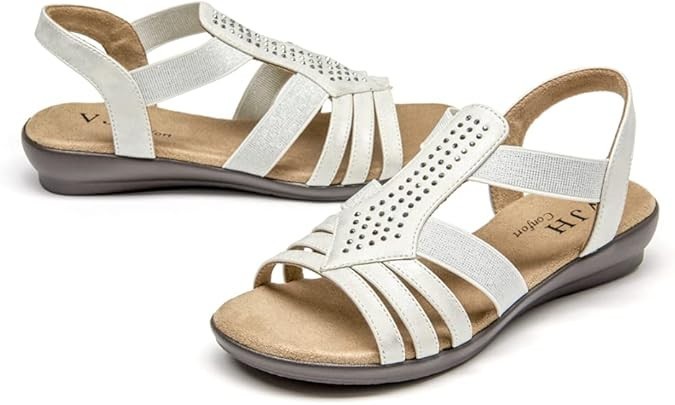 APL Sandali donna VJH Confort nuovi con scatola taglia 9 5 bianchi