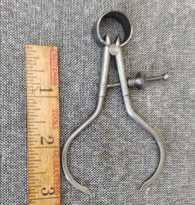 MINI MOORE & WRIGHT Outside Caliper TOOLMAKERS  Round Legs;  3.0  Size