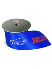 2 1/14" NFL Buffalo Bills Ribbon, Licensed By USA Licensed Bows and Accessories