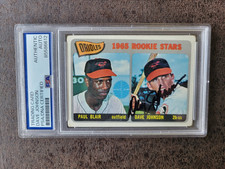 1965 Topps ROOKIE Davey Johnson #473 - PSA/DNA Autographed - New York Mets