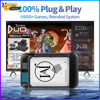 500G HDD Retro Game Console w/ 70+ Emulators for PS3 PS2 PSP N64 PC Laptop