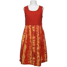 Maas Naturwaren, Kleid, Größe: 40, Rot/Mehrfarbig, Medaillon, Damen #HBD