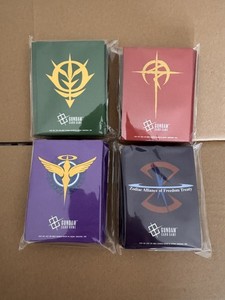 zeon card sleeves Gundam Game: Official Card 01 Made from durable materials Pokemon Card Game TCG Deck