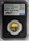 2024 NGC PF70 Ultra Cameo Mesa Grande $40 Plains Bison 23.33gr Gold Free Spirits