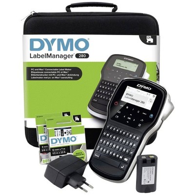 DYMO LabelManager 280 Kit Beschriftungsgerät Geeignet für Schriftband: D1 6 mm,