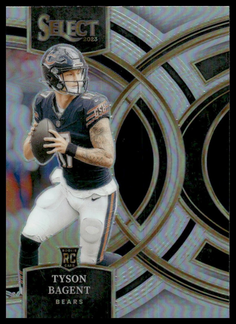 2023 Panini Select #123 Tyson Bagent RC Silver Prizms Chicago Bears