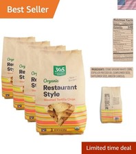 Organic Unsalted White Corn Tortilla Chips 14...