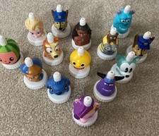 Lot of 14 Good 2 Grow Juice Toppers Paw Patrol Disney J Toy Story Bluey Moana