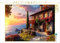 Calvendo Puzzle Sonnenuntergang Am Meeresufer | 1000 Teile Lege-GrößE 64 × 48 Cm