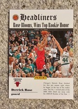 2009-10 Panini Headliners Derrick Rose #5 Chicago Bulls Insert Card