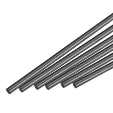 10 Pcs Carbon Fiber Rod 6mm x 200mm for RC Plane Wing Tube Quadcopter Arm