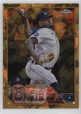 2023 Topps Chrome Sapphire Edition Gold 39/50 Gregory Soto #86 08aq