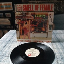 THE CRAMPS RECORD SMELL OF FEMALE VINYL LP FIRST PRESSING ENIGMA 1983 Excellent.