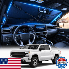 2026 Upgraded Doogoocoo Windshield Sun Shade Umbrella For Chevy Silverado 100
