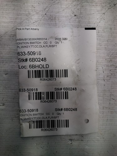 2009-2011 BMW 325I Automatic Conventional Ignition Switch Key Fob - Picture 5 of 5