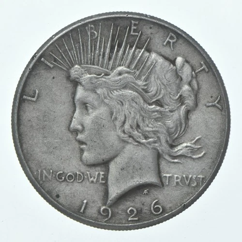 (1) XF 1926 (P) Peace Silver Dollar 90% - Extra Fine - Philadelphia Mint *8921