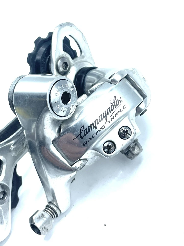 Desviador trasero vintage Campagnolo Racing triple jaula larga vintage Campy 8s Foto 3 de 4