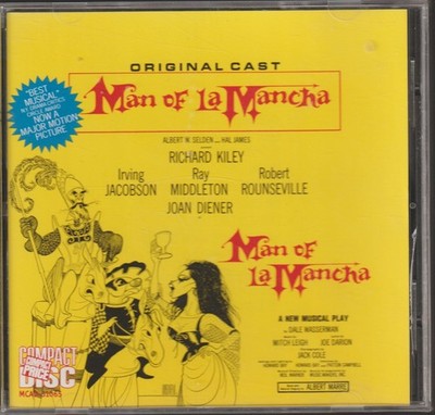 Man of La Mancha Original Cast Musical Play CD Used