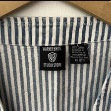Looney Tunes blue Striped Vest 1990s