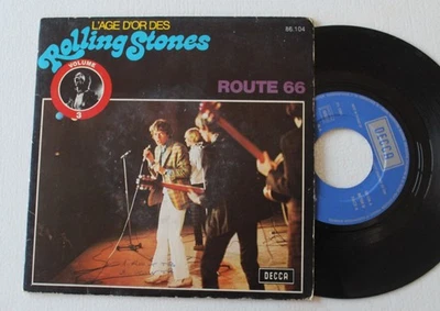Rolling Stones , route 66 / heart of stone - l'age d'or volume 3 , 45 tours - Photo 1/2