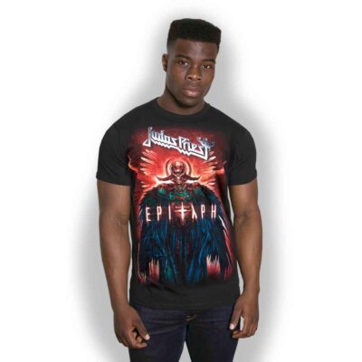 Judas Priest Epitaph Jumbo T-Shirt Black New