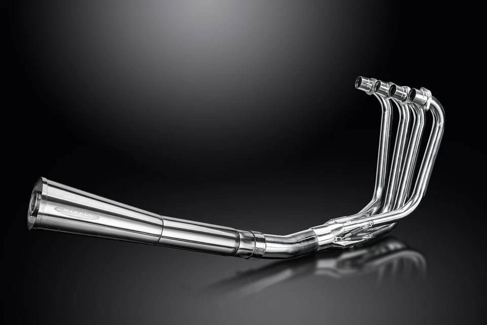 Kawasaki Z500B KZ550 A 79-82/C LTD 80-81 Exhaust 4-1 Stainless Megaphone Muffler - Image 3 of 4