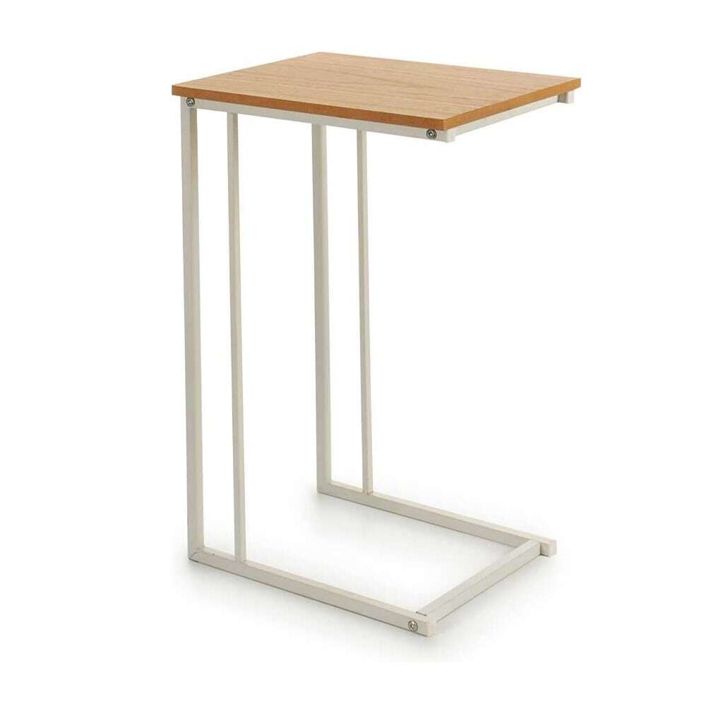 Mesa ordenador portátil para sofá, de metal y madera - Amiens