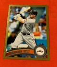 2011 Topps Update #US83 Brandon Belt Gold Parallel Rookie Debut Card #0525/2011
