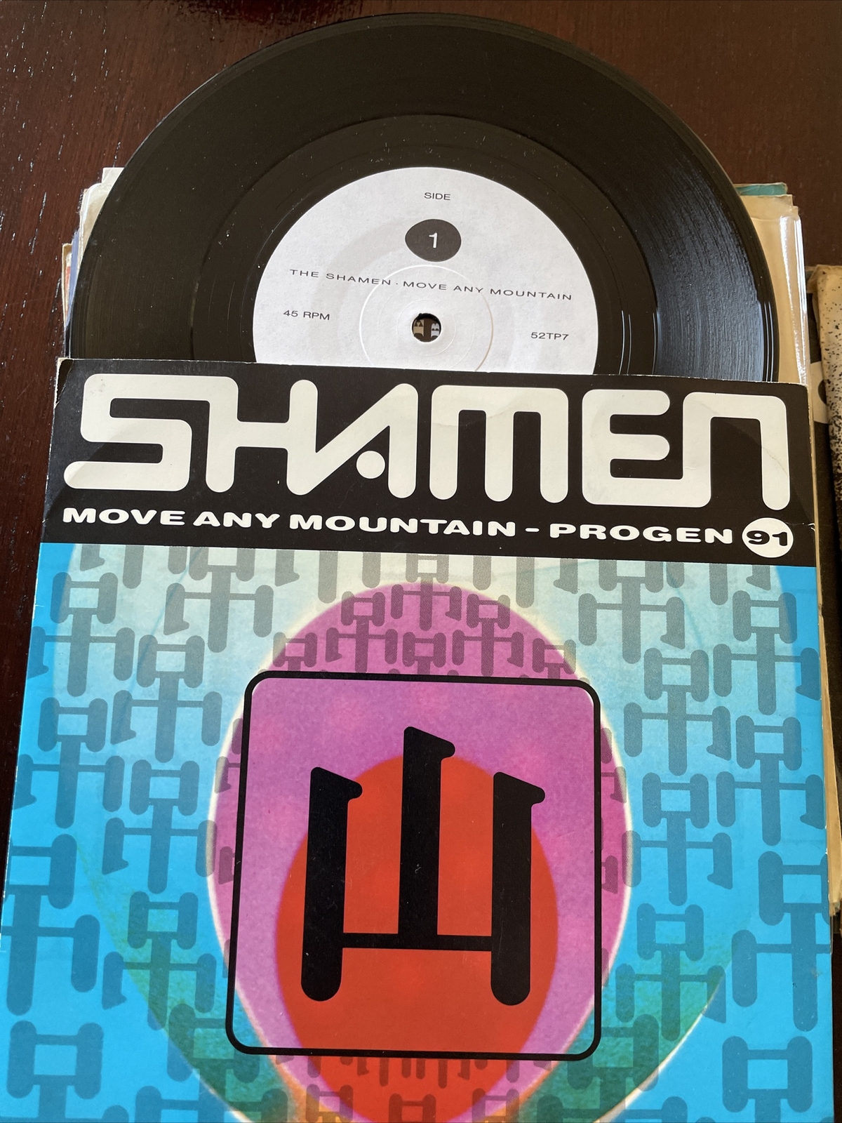 The Shamen - Move Any Mountain - Progen 91 - Used Vinyl Record 7 - K5660z